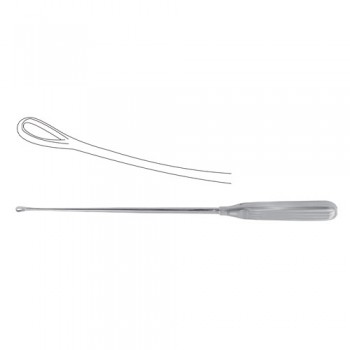 Sims Uterine Curette Blunt - Malleable - Fig. 12 Stainless Steel, 31 cm - 12 1/4" Width 23 mm